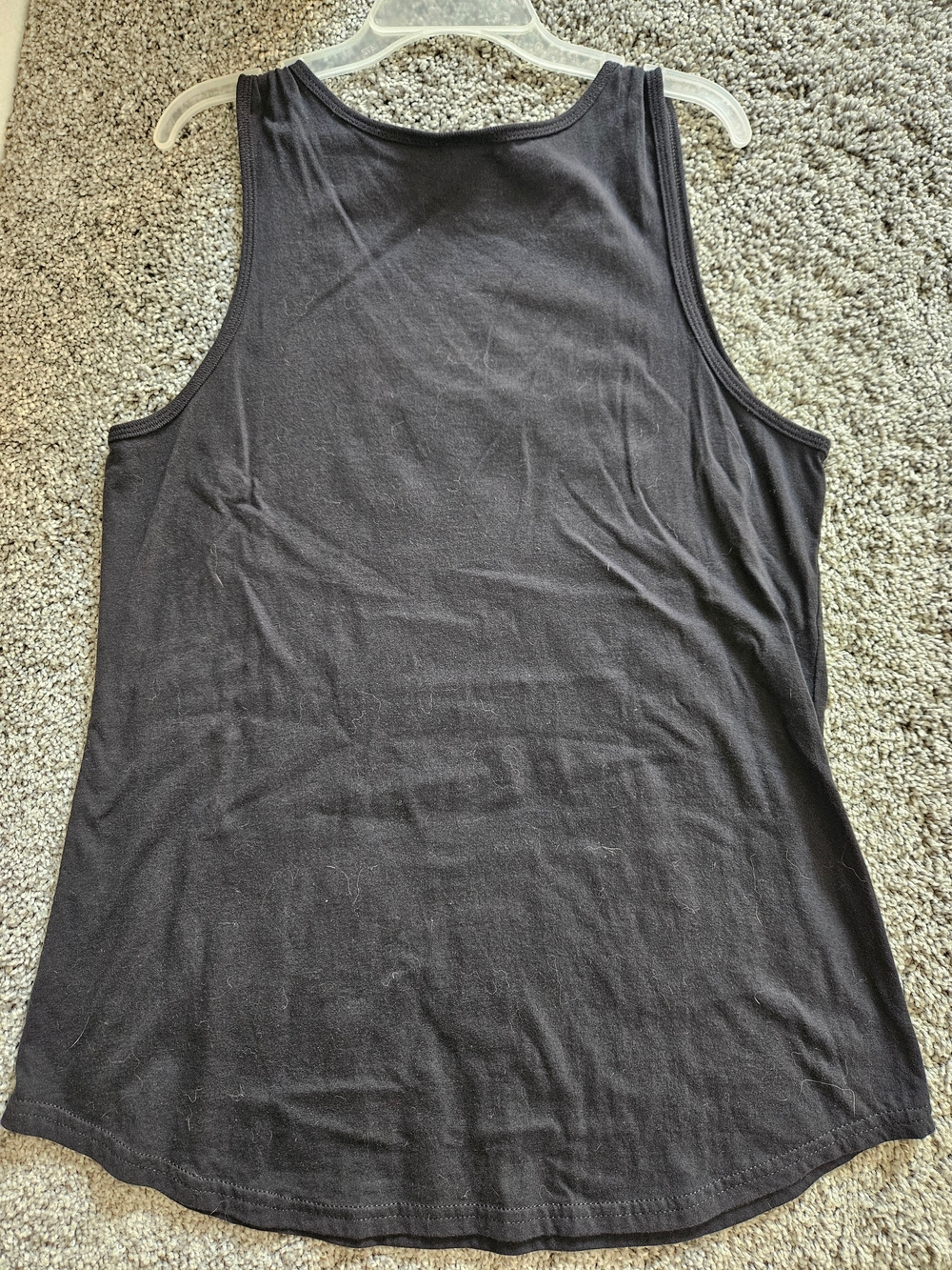 the Rolling Stones Black Tank Top with Red Tongue Graphic - Picture 3 of 3